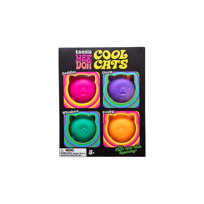 Needoh 4pack Teenie Cool Cats