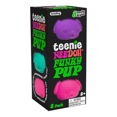Needoh 3-Pack Funky Pups